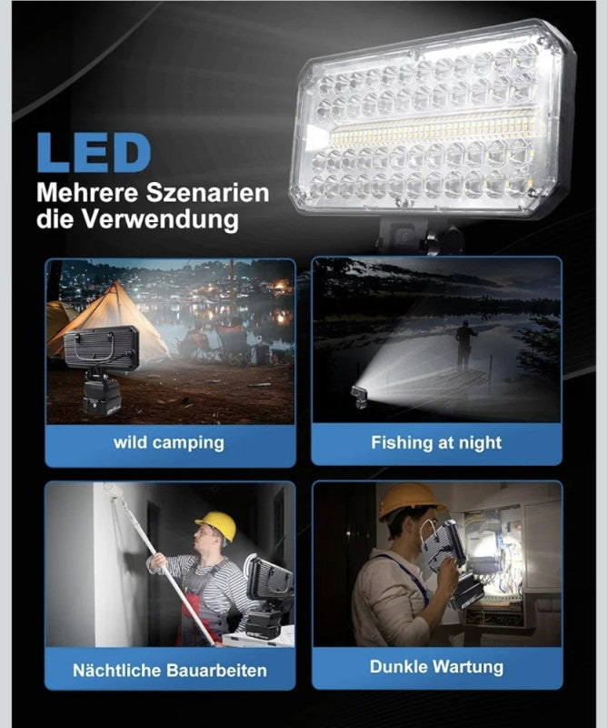 🔥 AKU LED LAMPA + POWER BANK 2u1 (USB + TYPE-C) 🔥