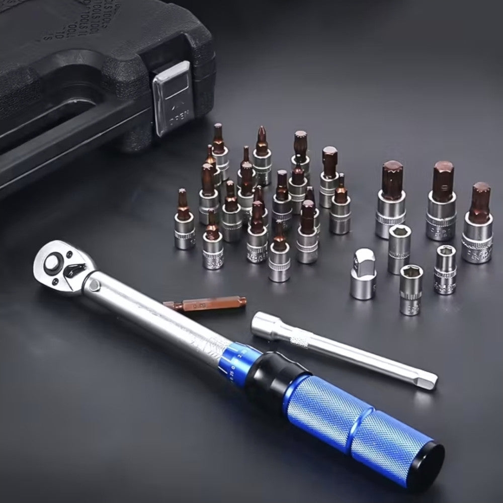 MOMENT KLJUČ SA 32 NASTAVKA (2–24 Nm) – PRECIZNOST BEZ KOMPROMISA 🔧