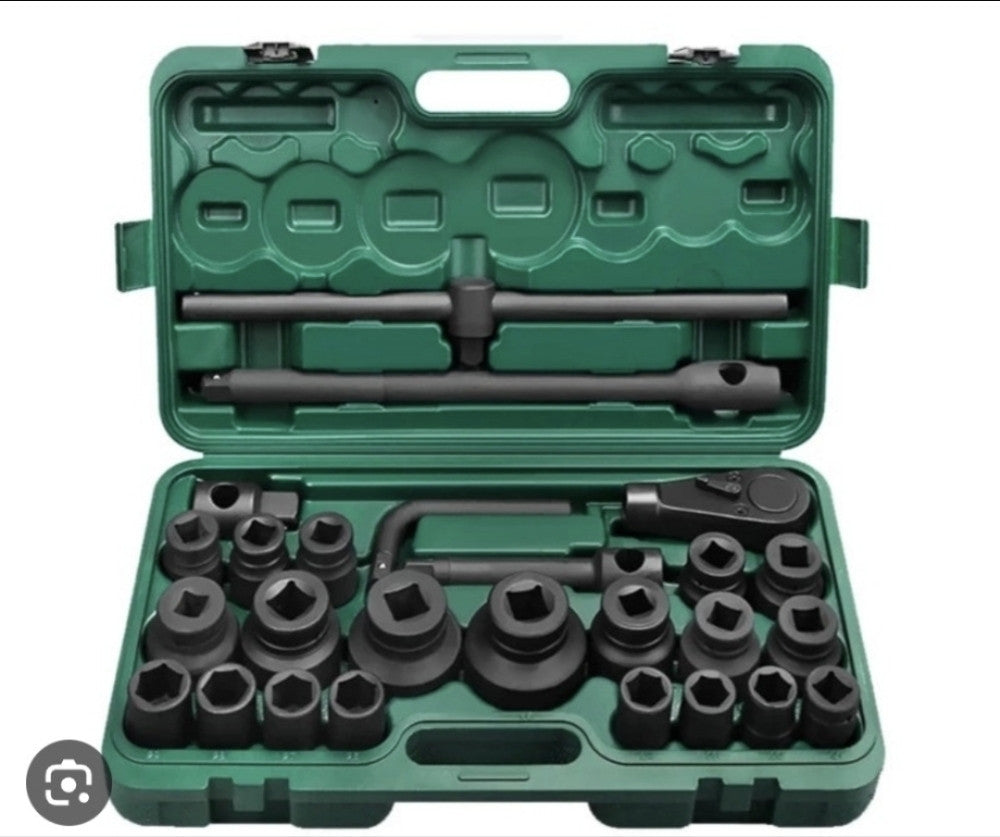 🔥 SET VELIKIH DVANAESTEROKUTNIH NASADNIH KLJUČEVA (GEDORA) 21–65 mm 🔥