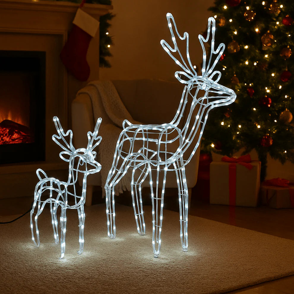 🦌 LED Jelen od Svjetlosnog Kabla – Simbol Elegancije i Božićne Čarolije!