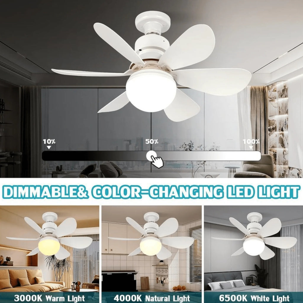 💡 LED Luster s Ventilatorom – Spoj Elegancije, Svježine i Modernog Dizajna