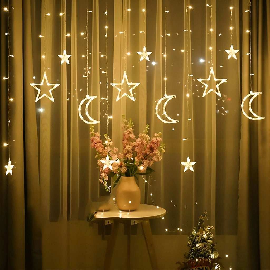 🌟 LED Zavjesa Zvijezda – Unesite Magiju i Toplinu u Svaki Prostor