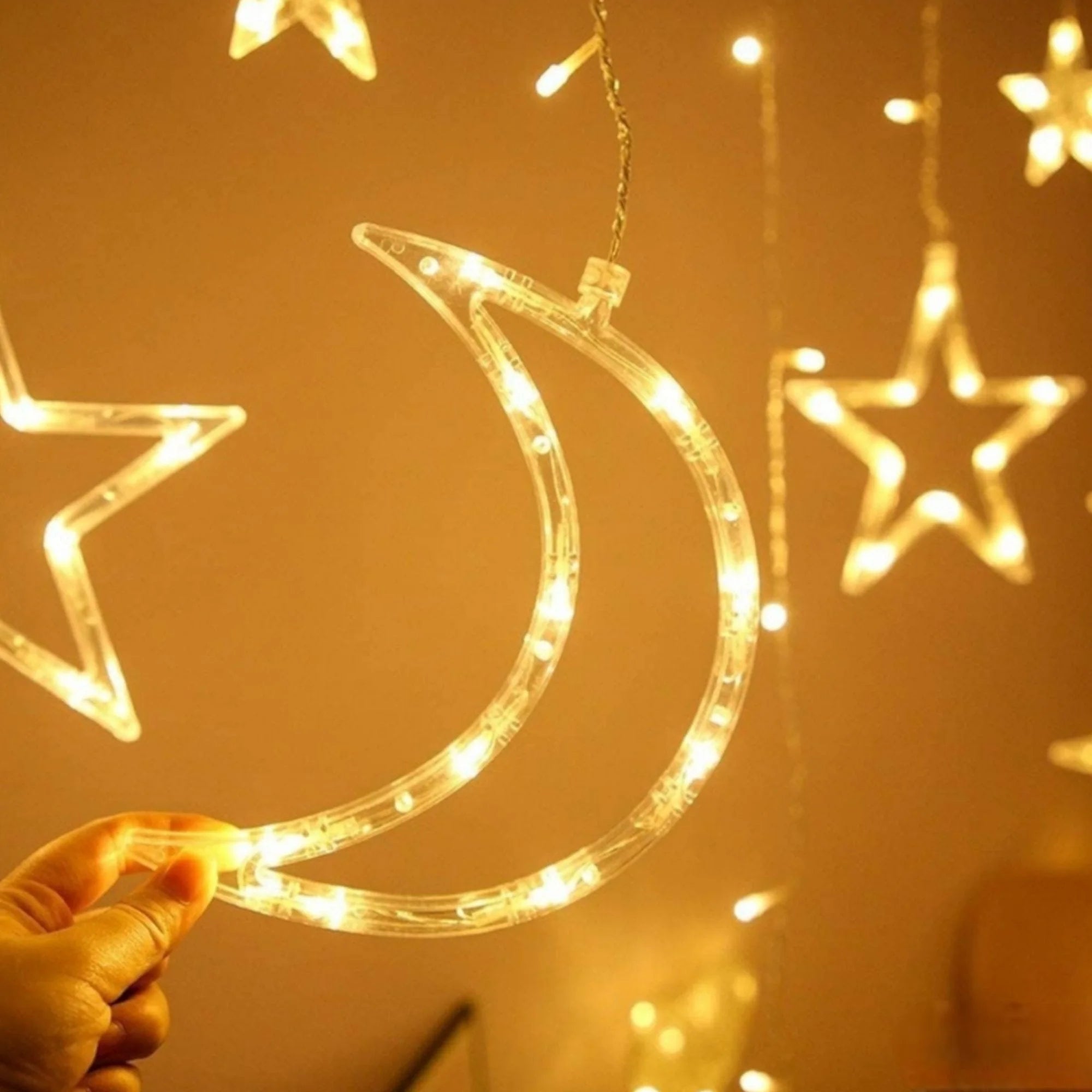 🌟 LED Zavjesa Zvijezda – Unesite Magiju i Toplinu u Svaki Prostor