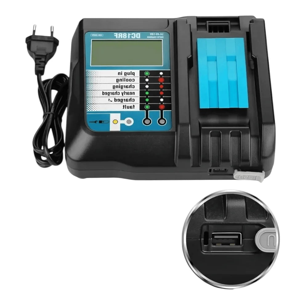 Li-ion Punjač Baterija Makita 14.4V-18V