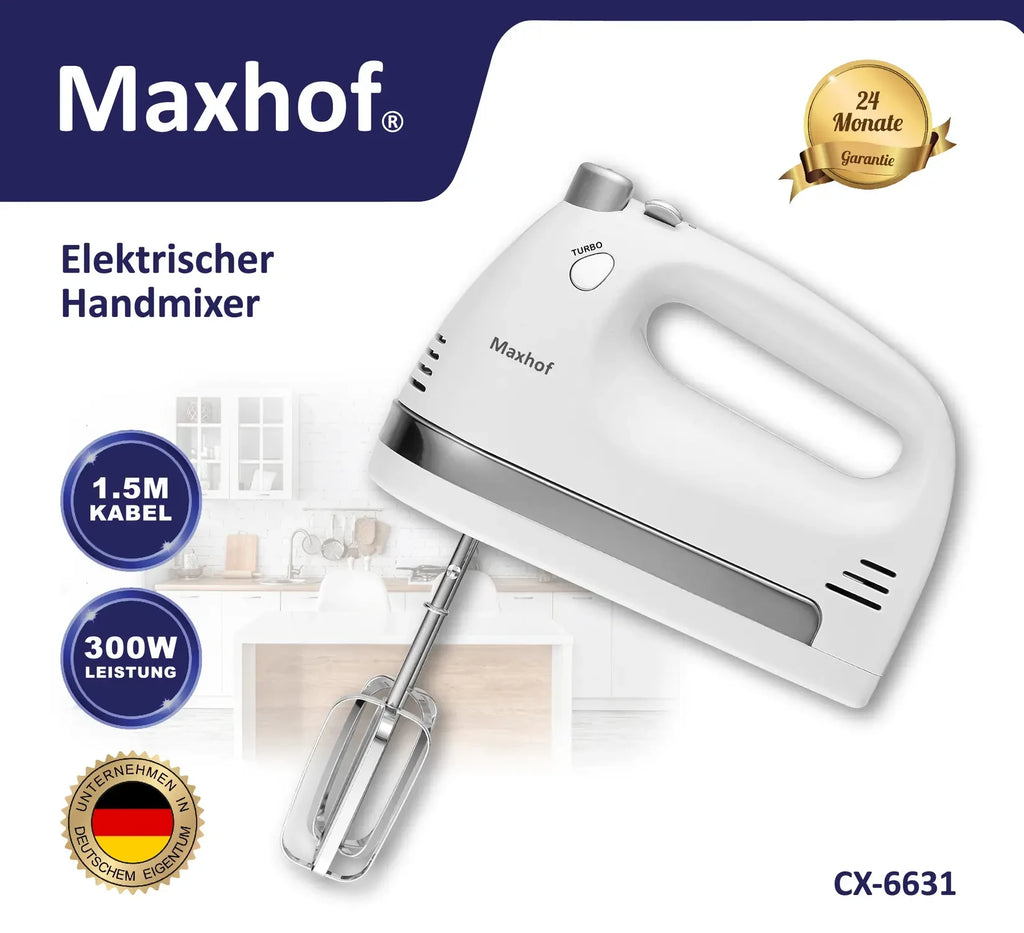 MAXHOF CX-6631 – MOĆAN RUČNI MIKSER 300W SA BAKRENIM MOTOROM!
