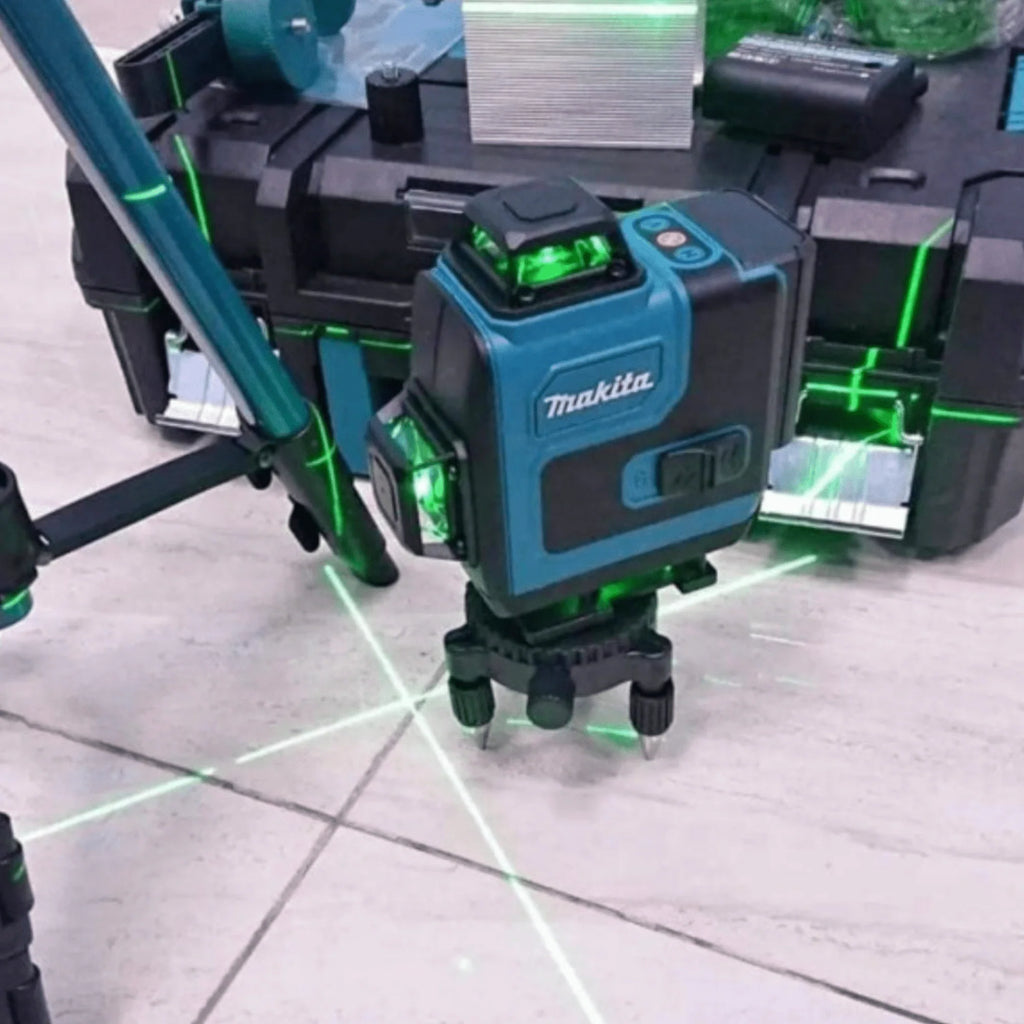 🎯 Makita 4D Laserski Nivelator – Profesionalna Preciznost Bez Kompromisa