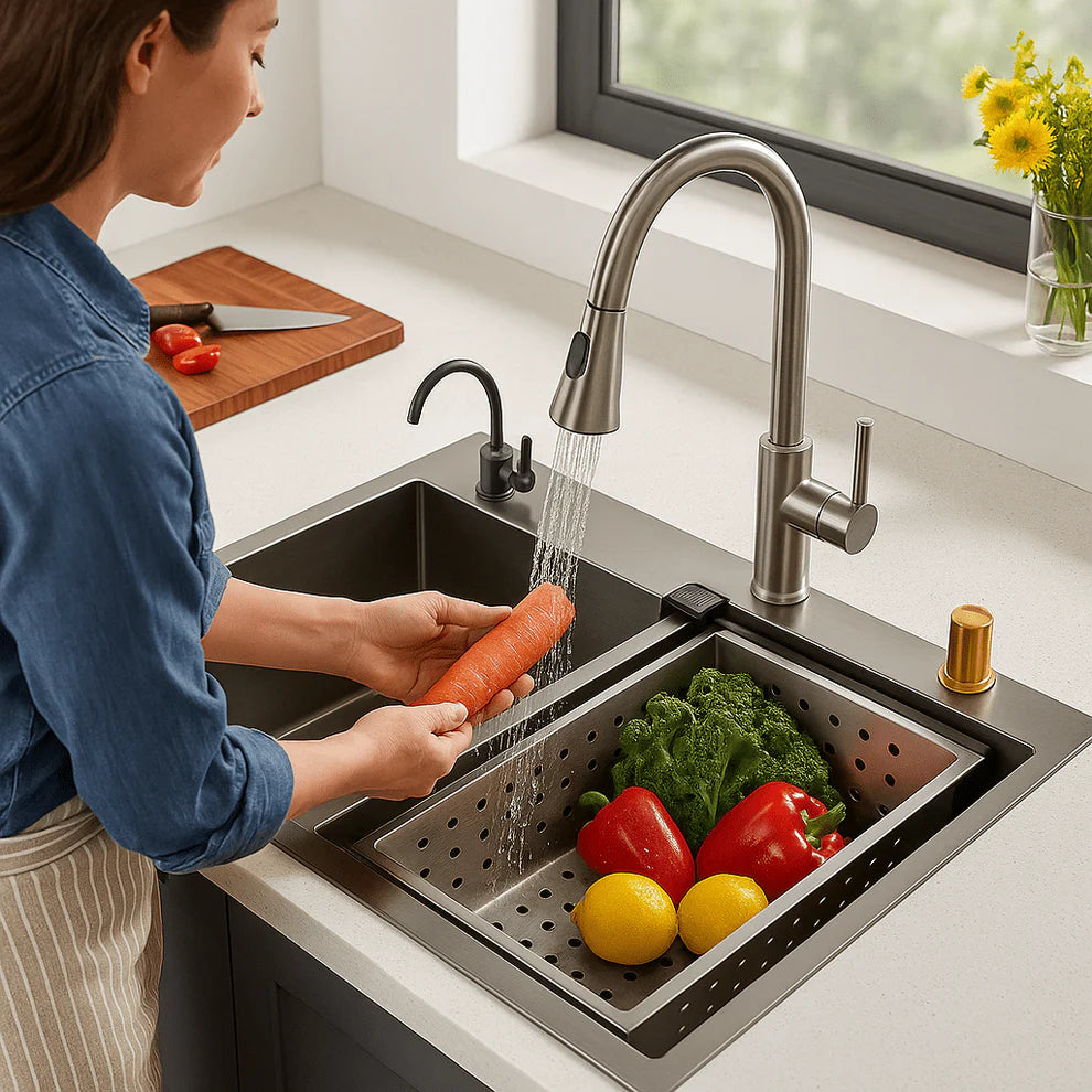 Moderni sudoper s vodopadom