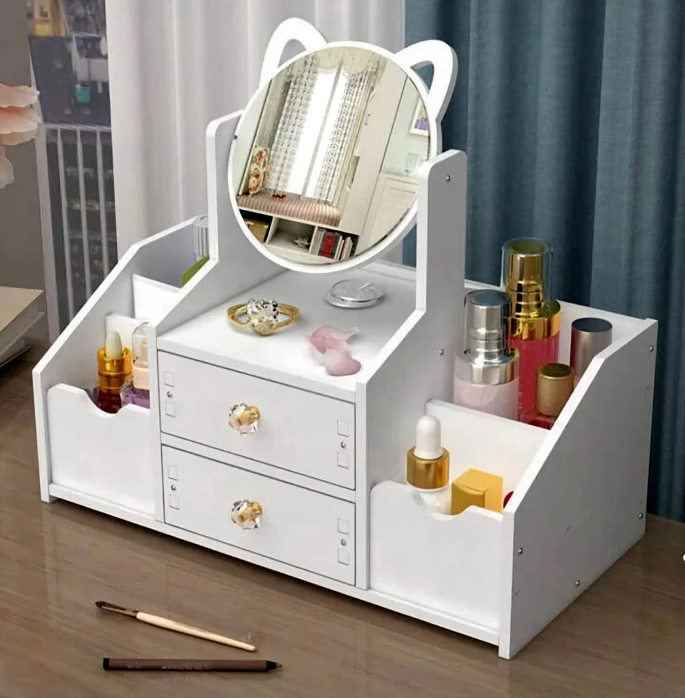 Organizer za šminku sa ogledalom