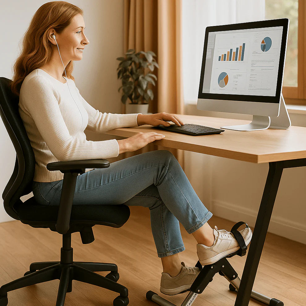 🔄 Pedalni Trenažer za Ruke i Noge – Kompaktna Teretana u Vašem Dnevnom Boravku!