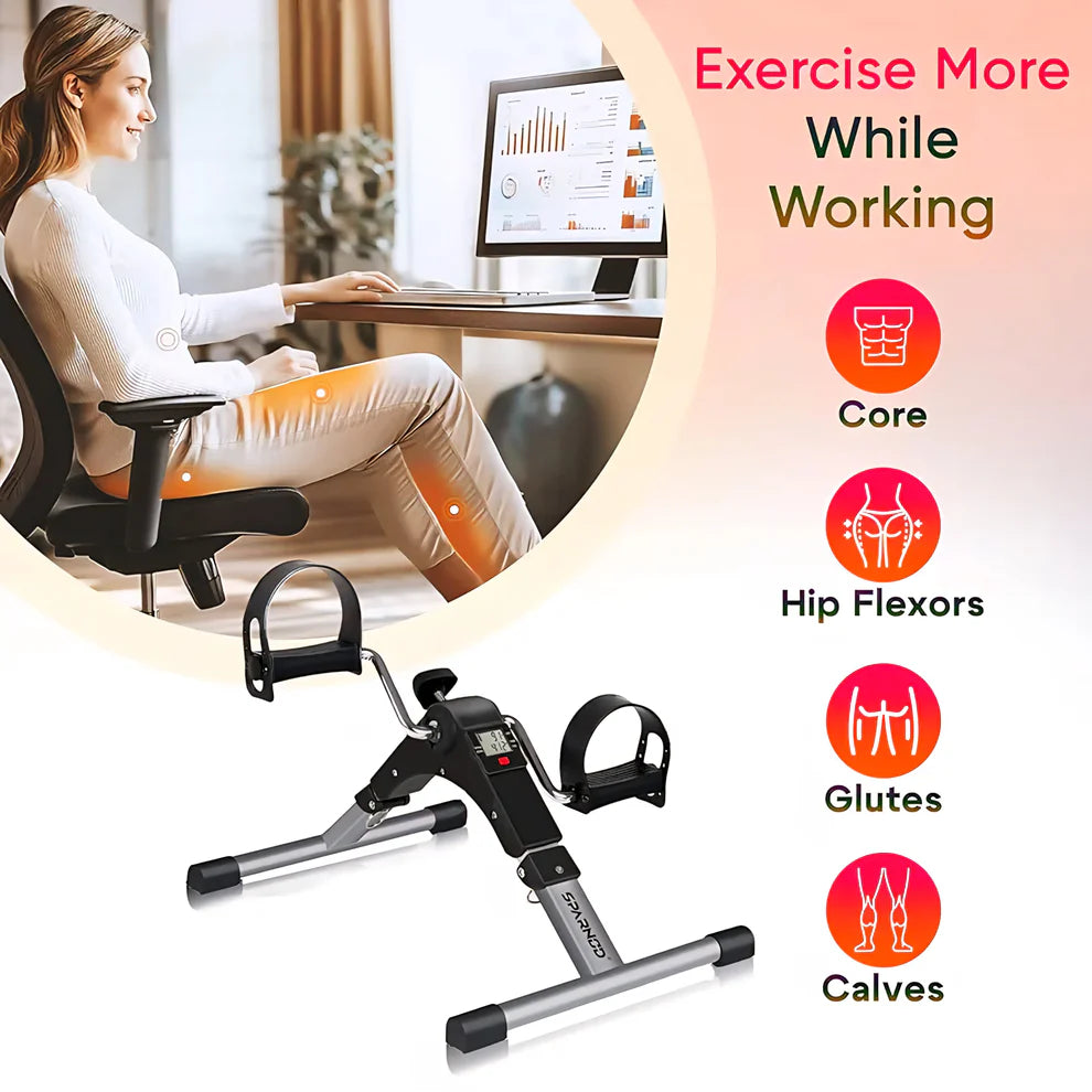 🔄 Pedalni Trenažer za Ruke i Noge – Kompaktna Teretana u Vašem Dnevnom Boravku!