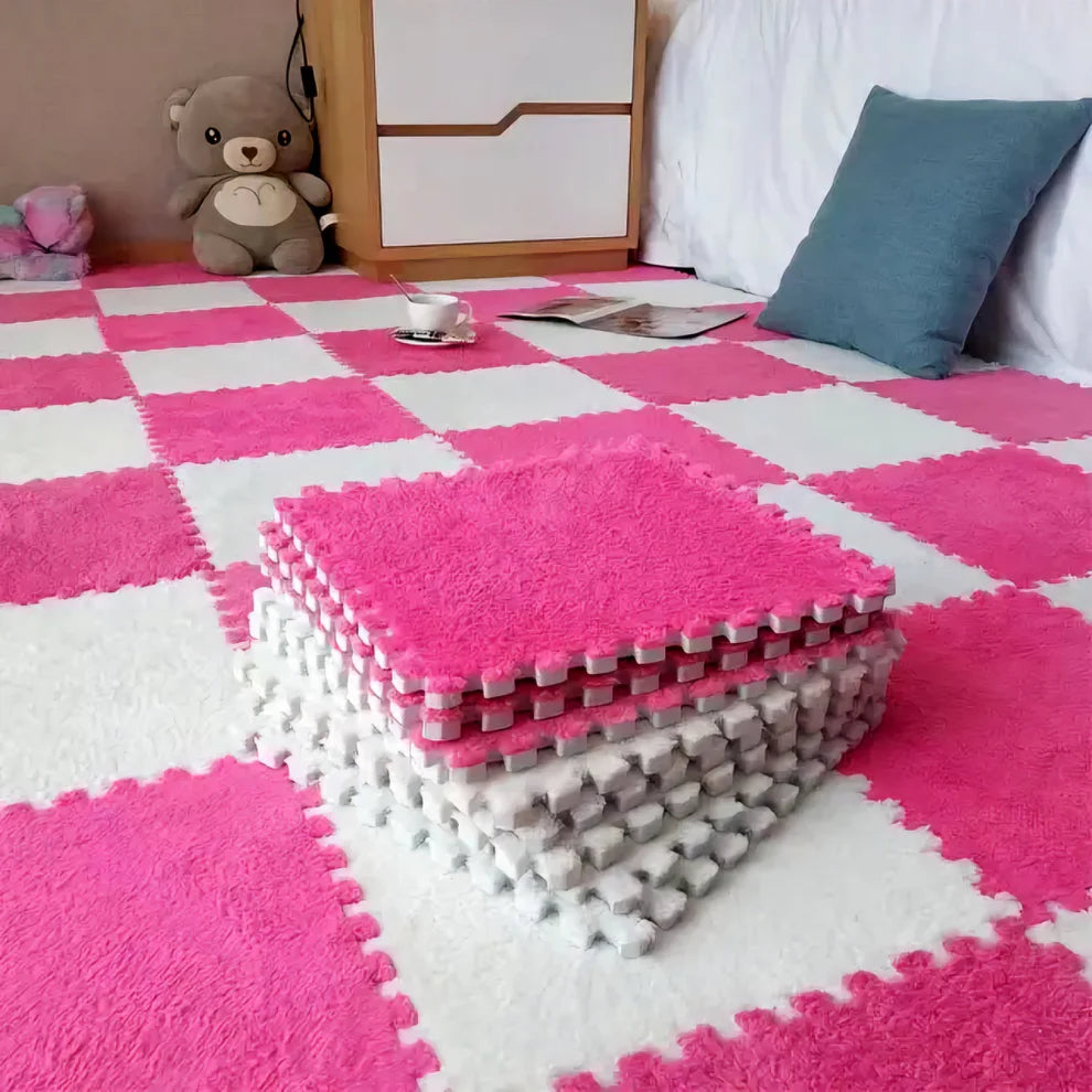 Plush Puzzle Podne Obloge - Set od 10