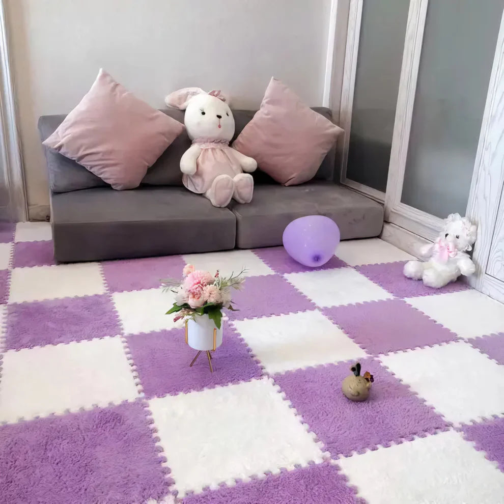 Plush Puzzle Podne Obloge - Set od 10