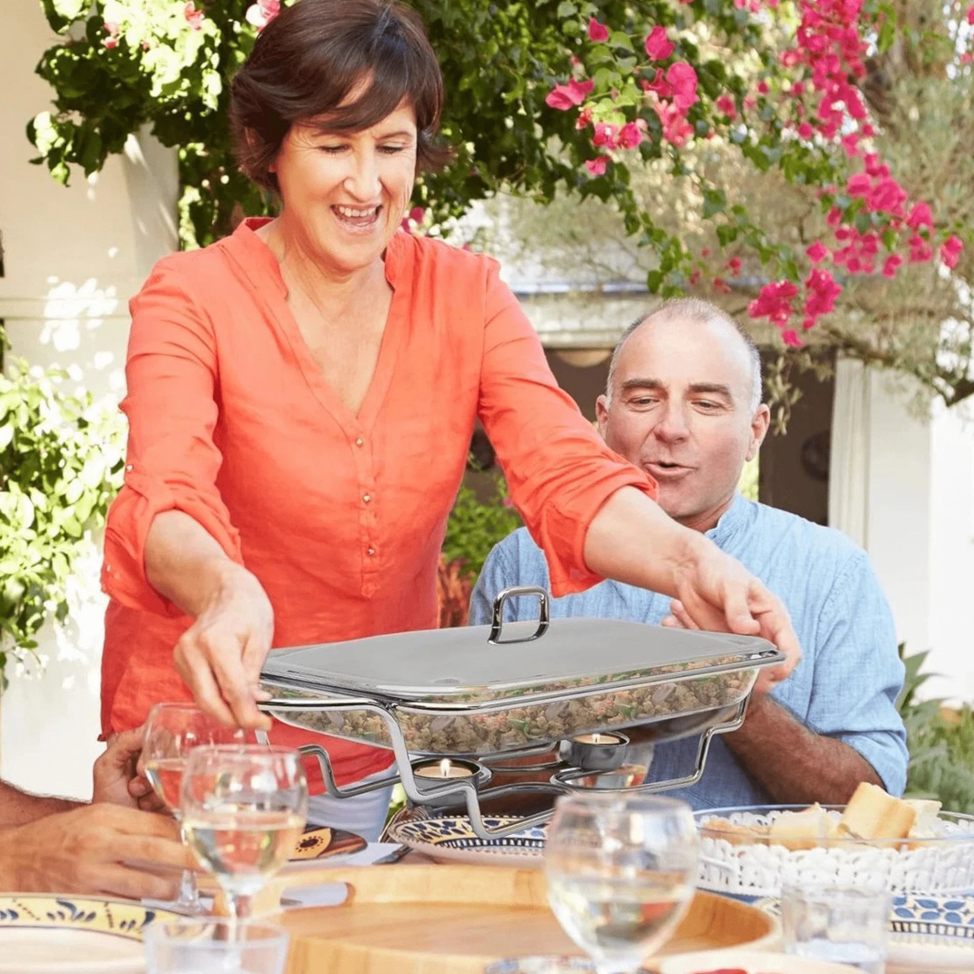 K-207 Posuda za podgrijavanje s poslužavnikom - Savršeno za lako održavanje topline