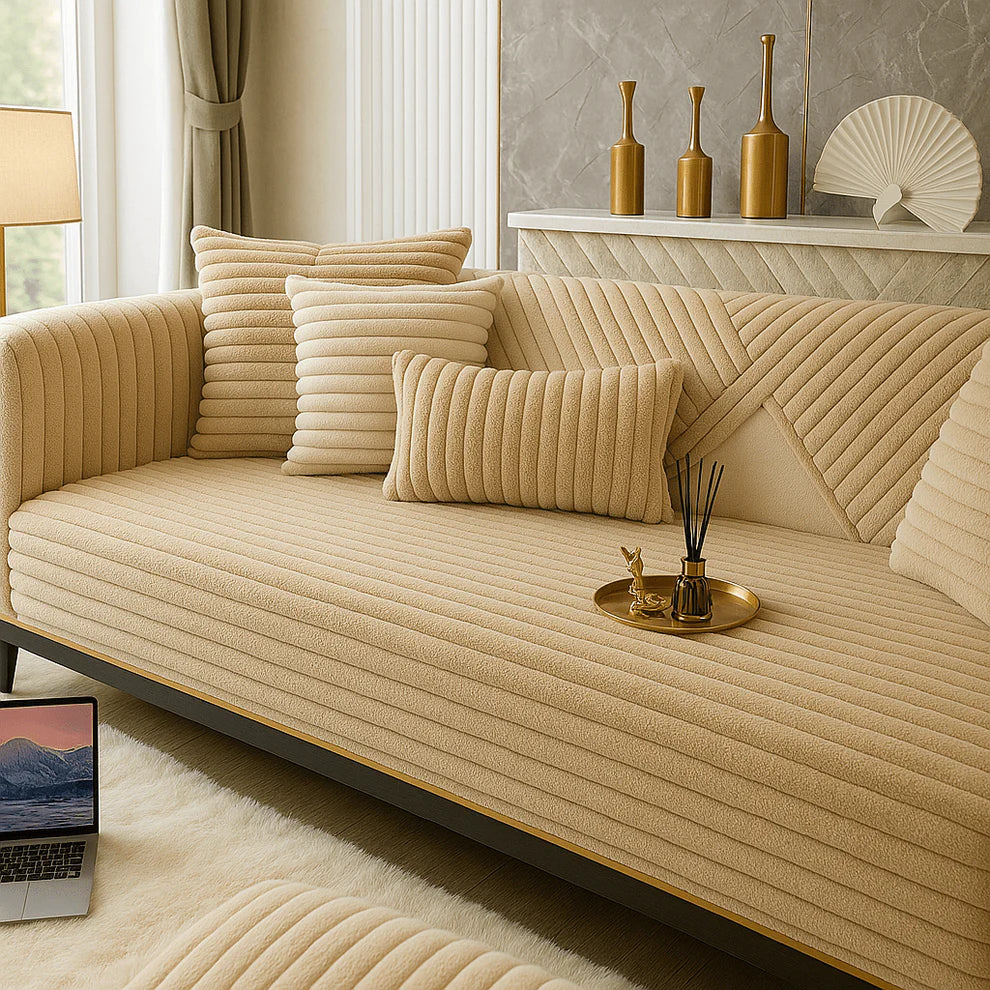 Premium Plišani Prekrivač za Kauč