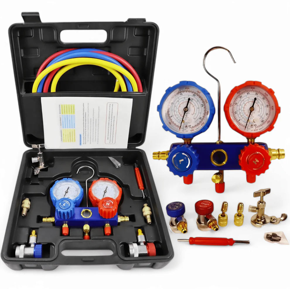Profesionalni Set Manometara za Klima Uređaje