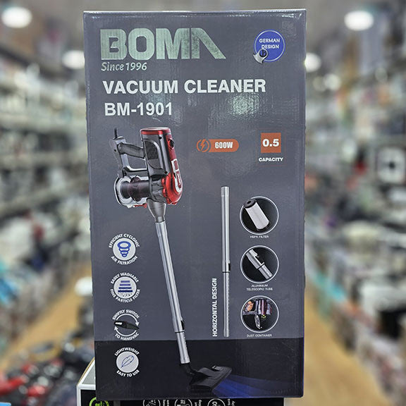 🧹 BOMA BM-1901 VERTIKALNI USISIVAČ – 600 W SNAGE, MAKSIMALNA PRAKTIČNOST