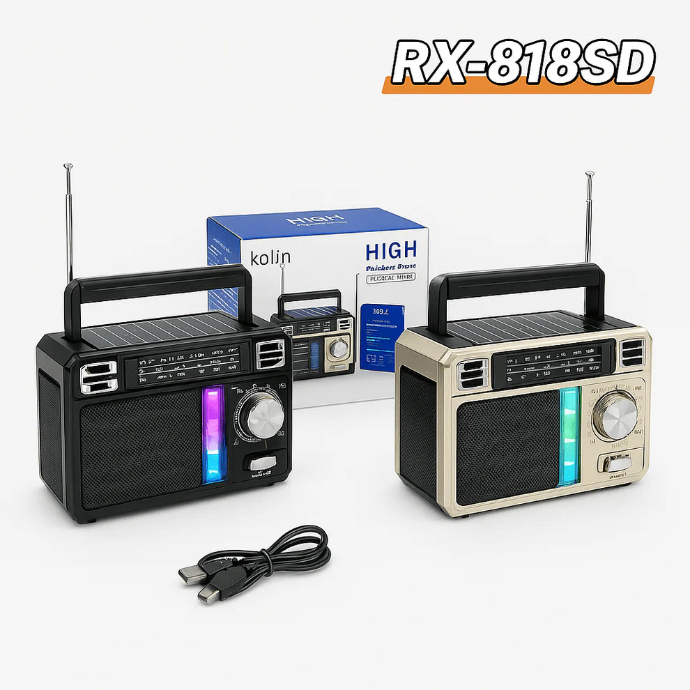 RX-818SD Solarni Prijenosni Radio