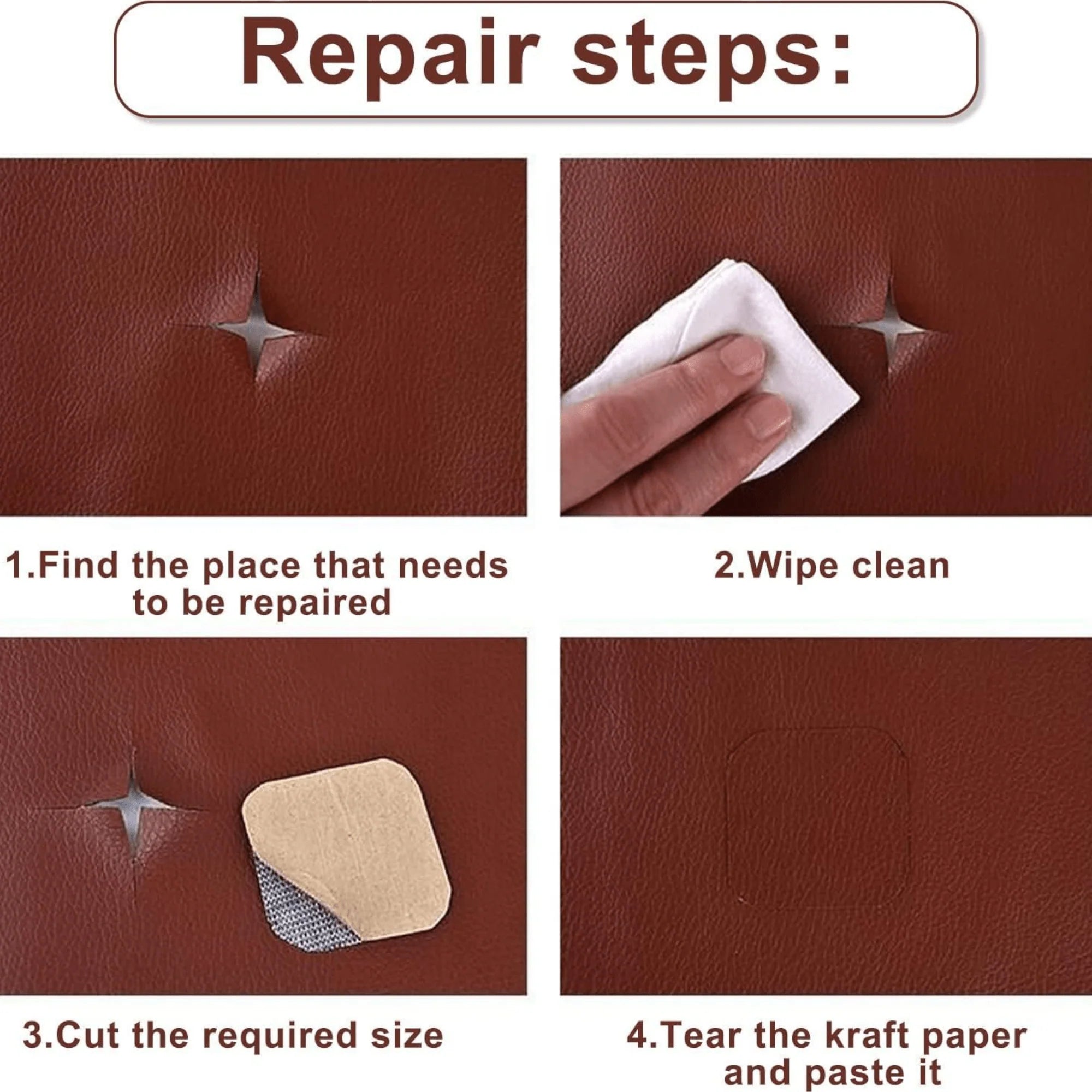Samoljepljiva PU koža za lako i brzo popravak