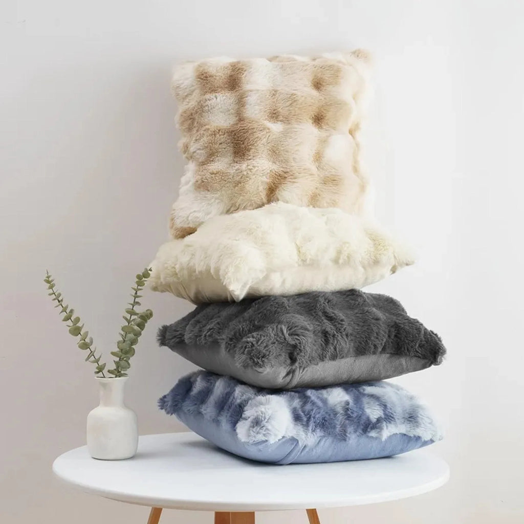 Luksuzni Set od 2 Jastučnice od Umjetnog Krzna