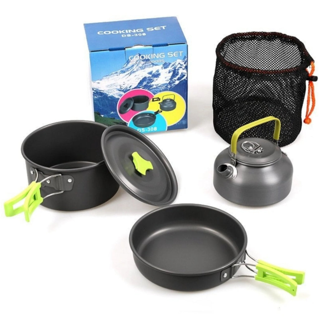 🍳 Kompaktni Set Posuđa za Kampiranje – Savršeno Kuhanje na Otvorenom