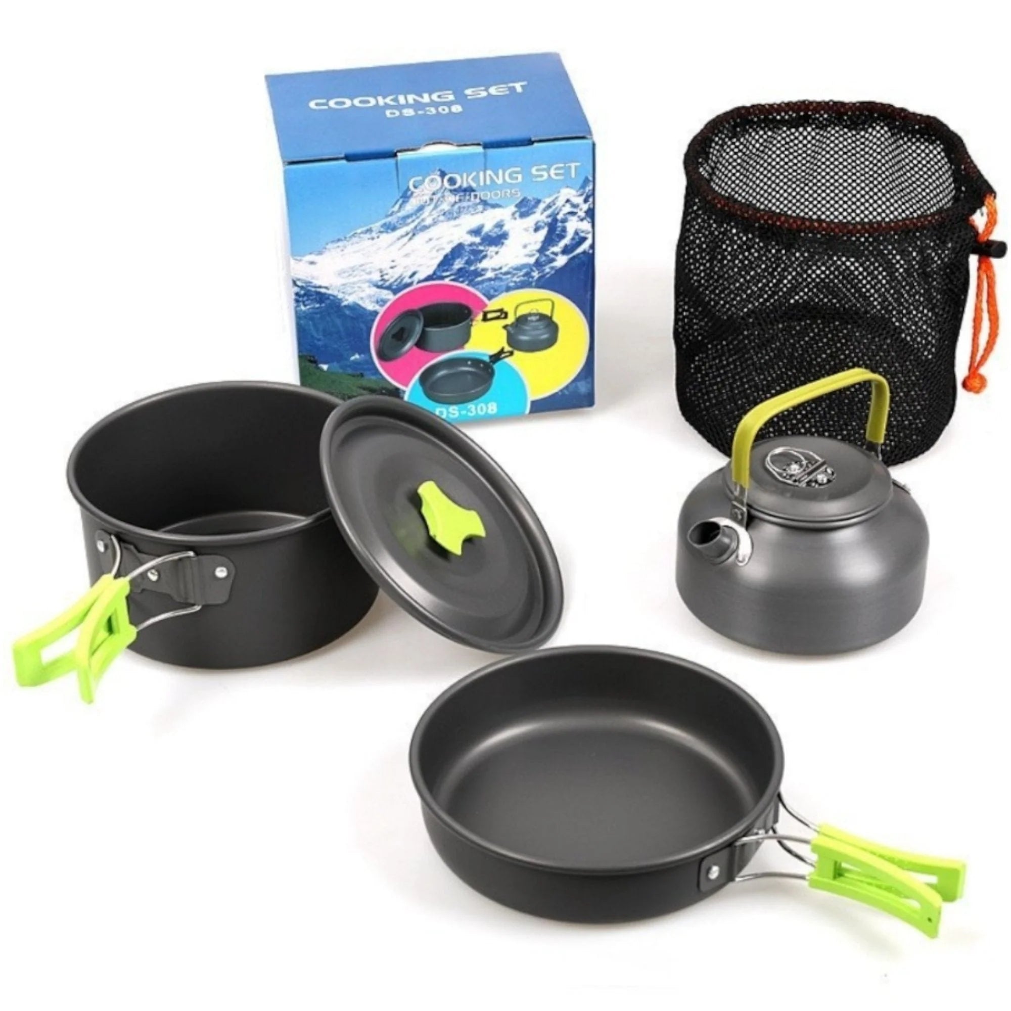 🍳 Kompaktni Set Posuđa za Kampiranje – Savršeno Kuhanje na Otvorenom