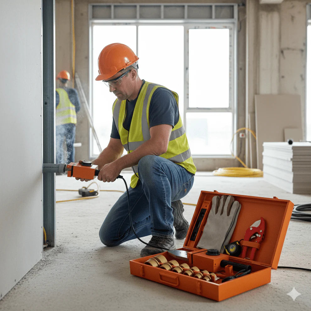 Profesionalni Set za Varenje Plastičnih Cijevi 20–63 mm – 2000W, Kompletan Alat u Koferu