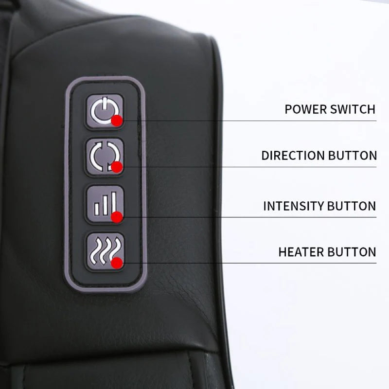 Električni Shiatsu masažer - Uživajte u opuštajućoj masaži u udobnosti doma