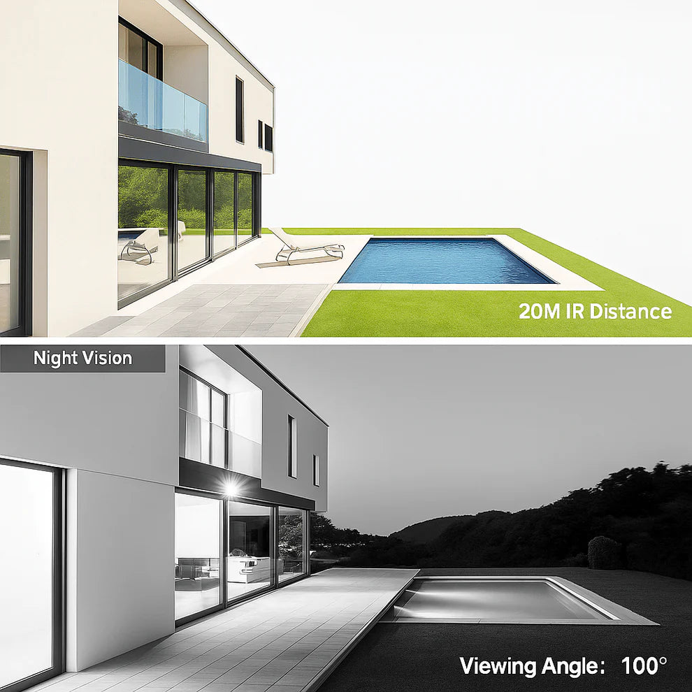 Solarna Bežična Sigurnosna Kamera 1080P