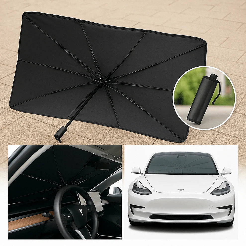 Suncobran/kišobran za šoferšajbu 130 × 80 cm
