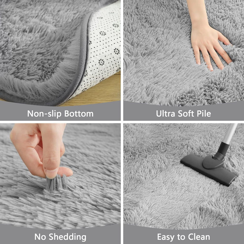 Okrugli Tepih umjetno krzno 80cm