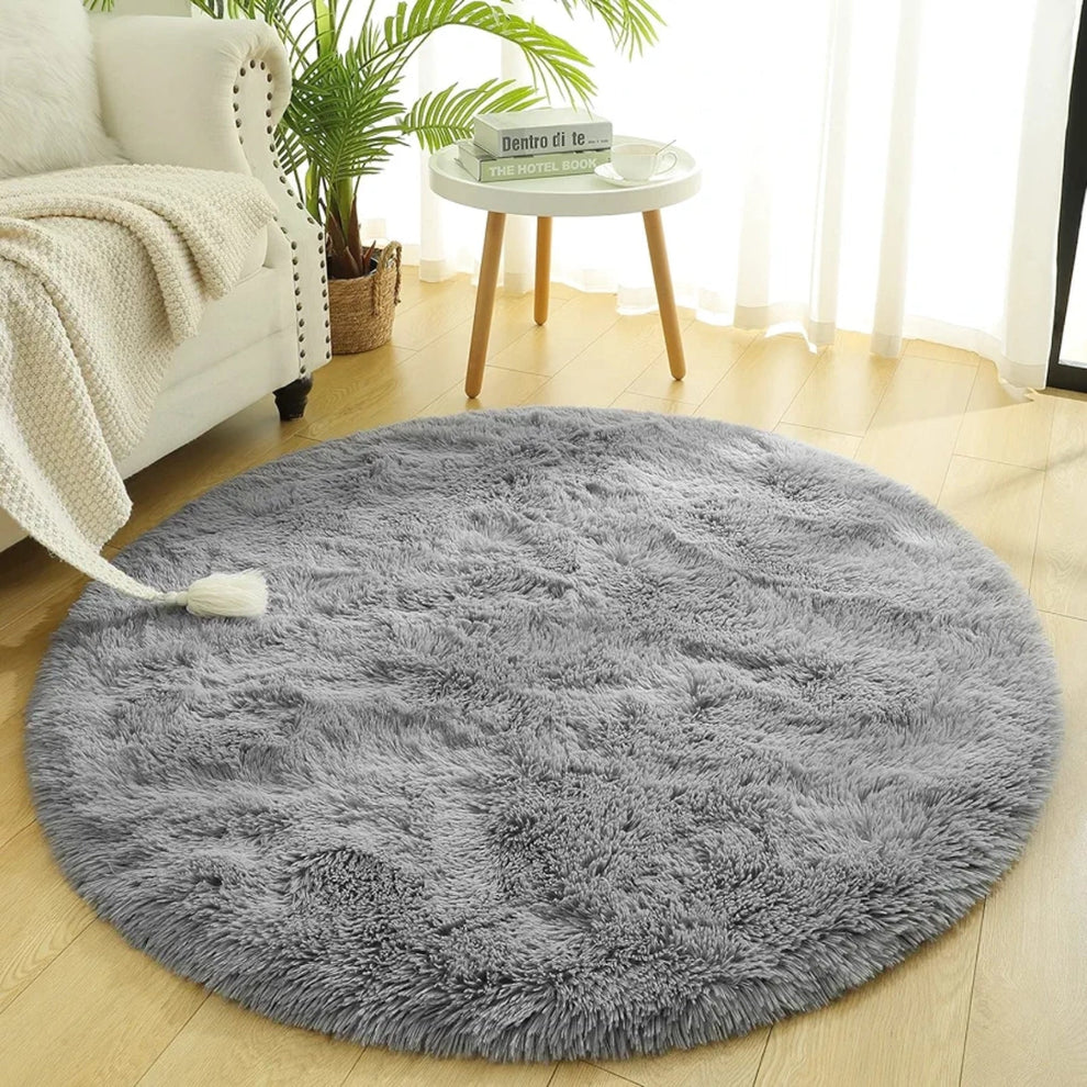 Okrugli Tepih umjetno krzno 80cm