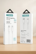 TREQA 36W USB‑C Lightning kabel (1 m)