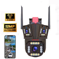Trostruka CCTV PTZ IP Kamera 12MP