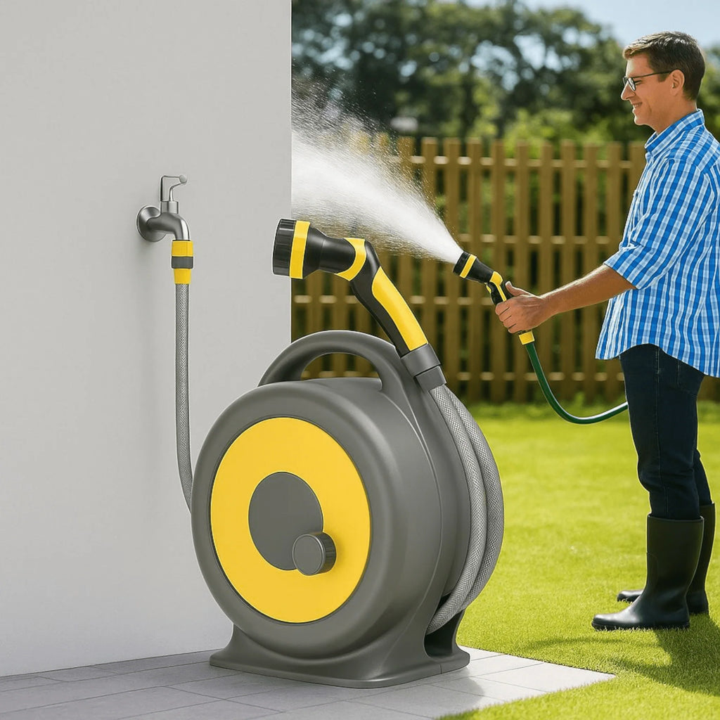 Svestrano Vrtno Crijevo s Motalicom za Lako Pohranu