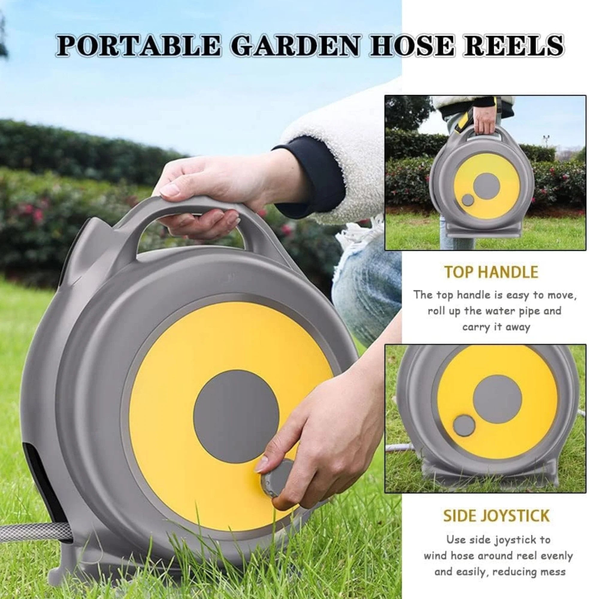 Svestrano Vrtno Crijevo s Motalicom za Lako Pohranu