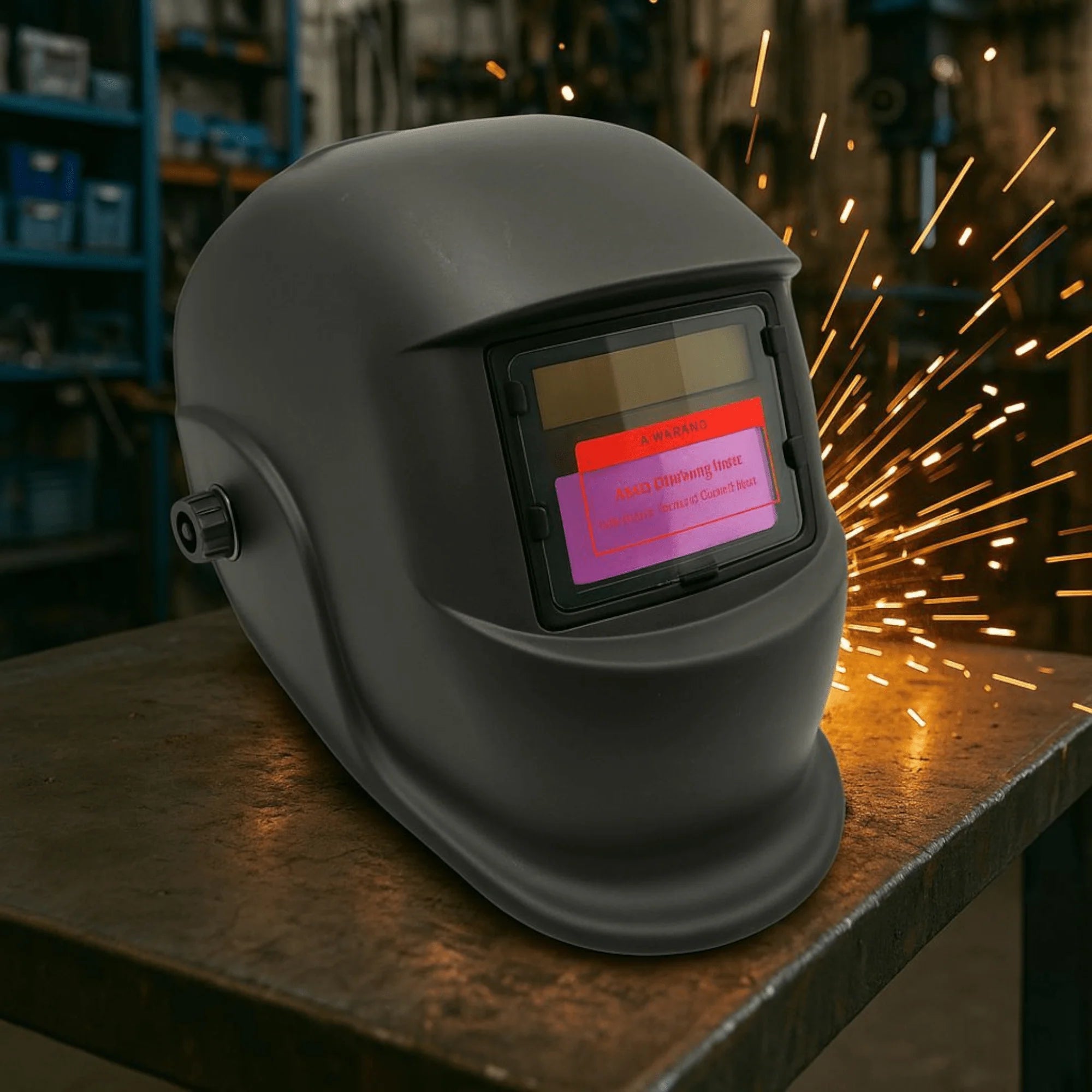 🛡️ Solarno Napajana Zaštitna Maska za Varenje – Sigurnost, Udobnost i Tehnologija u Jednom