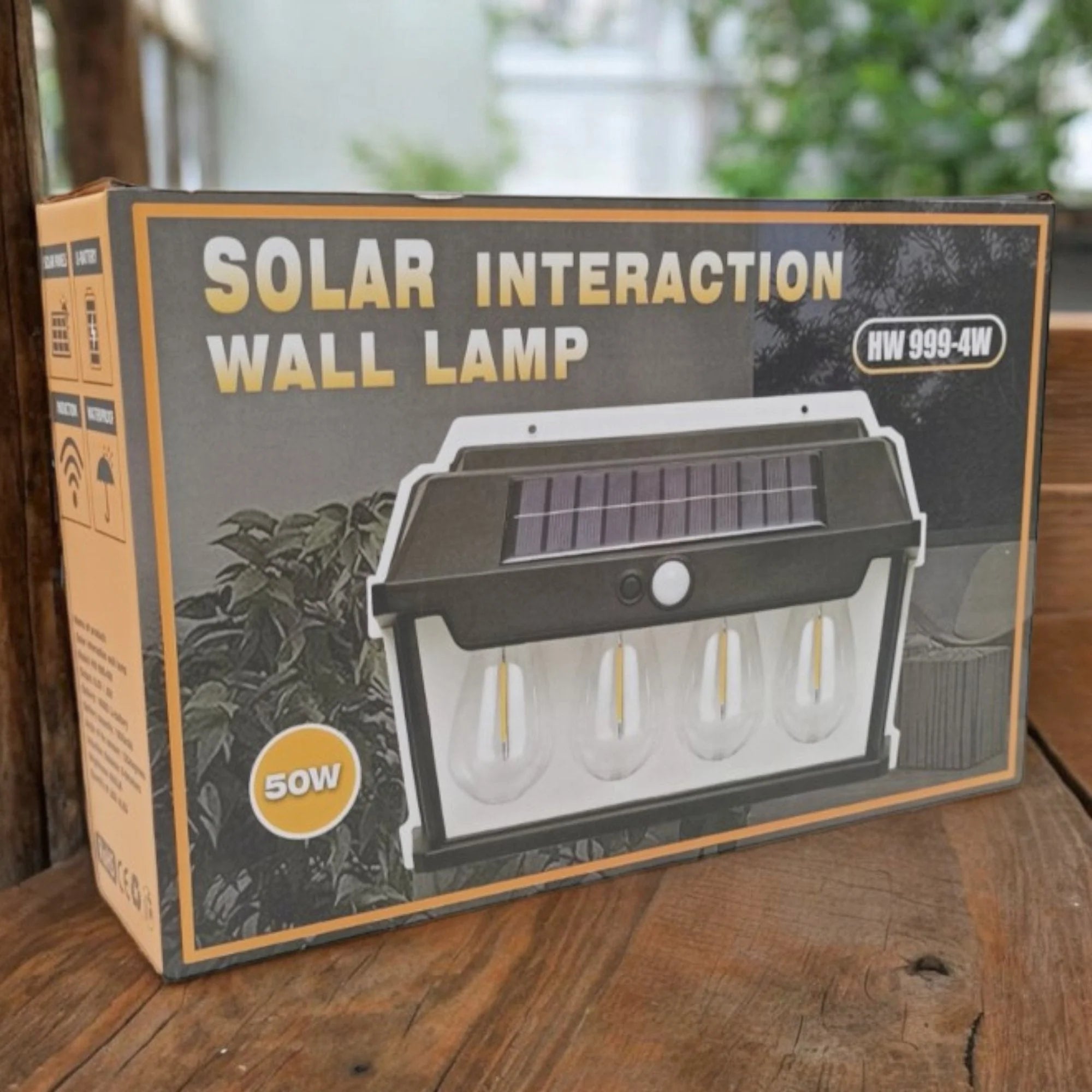 🌞 Zidna Solarna Lampa "HW999-4W" – Pametno, Ekološko i Pouzdano Osvjetljenje