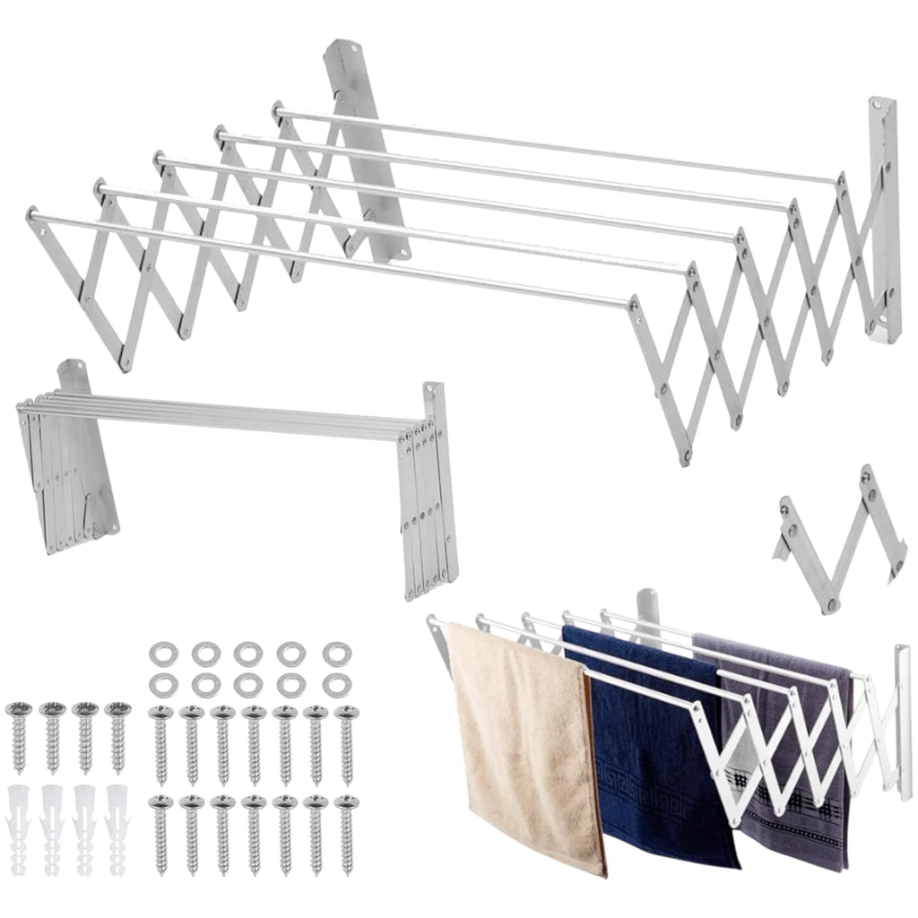 🪁 Sklopivi Zidni Stalak za Sušenje – Pametno Rješenje za Mali Prostor